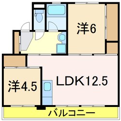 スカイクレスト与板Ⅱの物件間取画像